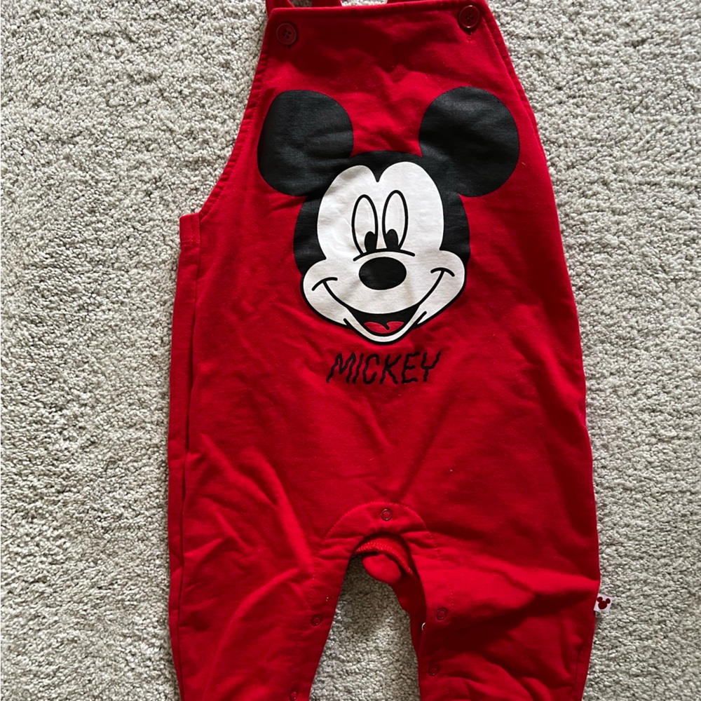 Disney Baby Mickey Mouse Overalls (Fleece lined)